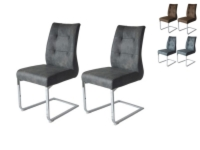 Homexperts Schwingstuhl Maria-XXL 2-er Set