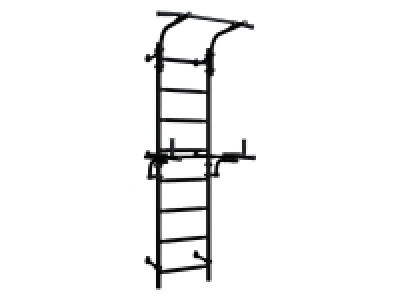 idealfit Sprossenwand/Klettergerüst »Athlet 1W«, Reck- und Dip-Station 280.00 €
