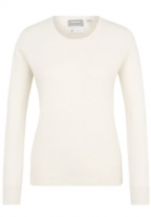 Karstadt  Galeria Seide-Cashmere Pullover Madrid, Rundhals, Rippstruktur, unif