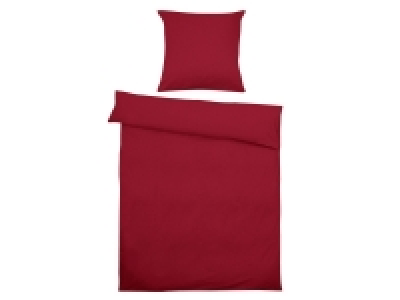 Setex Feinbiber Bettwäsche Uni dunkelrot 19.99 €