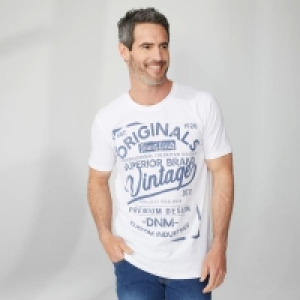 Herren-T-Shirt mit großem Frontaufdruck 2.55 €