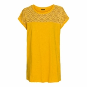 Damen-T-Shirt mit Spitzeneinsatz, große Größen 3.83 €