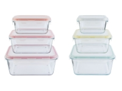 Lidl Ernesto® ERNESTO® 3 Frischhaltedosen, aus Glas