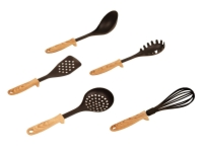 ERNESTO® Küchenhelfer, 5-teilig, gummierte Beschichtung 9.99 €