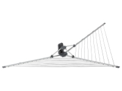 AQUAPUR® Wäschespinne mit Wandbefestigung 14.99 €