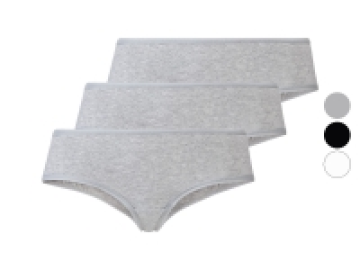 Lidl Esmara® ESMARA® Damen Hipster, 3 Stück, mit Bio-Baumwolle
