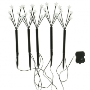 Bauhaus  LED-Außenwegleuchte Gartenstecker Sterne