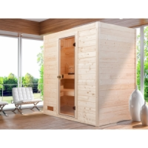 Weka Massivholzsauna 38 mm Valida 3 mit Glastür 1,999.00 €