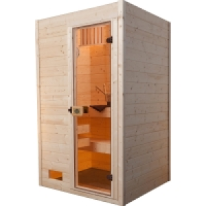 OBI  Weka Massivholzsauna 38 mm Valida 1 mit Glastür