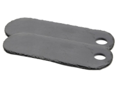Lidl Pureday Pureday Servierplatten-Set, 2-tlg. Schiefer