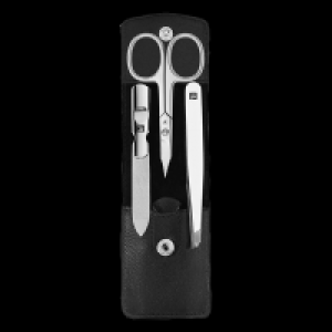Druckknopf-Etui Rindleder, schwarz 3-tlg. 47.99 €