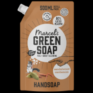 Marcels Green Soap Handseife Sandelholz & Kardamom Nachfüllbeutel