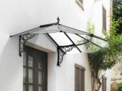 PALRAM - CANOPIA Vordach »Iris 1780«, schwarz, Aluminiumkonstruktion,  386.99 €