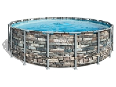Bestway Power Steel(TM) Framepool Komplett-Set, rund mit Filterpumpe,  589.05 €