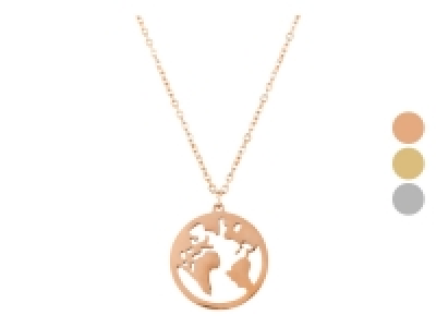 Heideman Orbis Weltkugel Halskette Damen aus Edelstahl 16.99 €