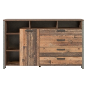 Roller  Sideboard - Old Wood Vintage - Betonoptik