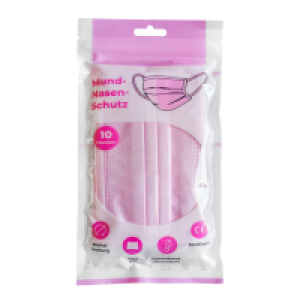 medizinischer Mund-Nasen-Schutz,rosa