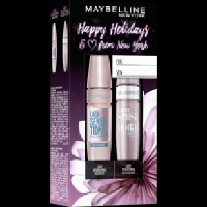 Rossmann Maybelline New York X-Mas Set Lash Sensational Mascara Very Black Waterproof mit Lash Sens