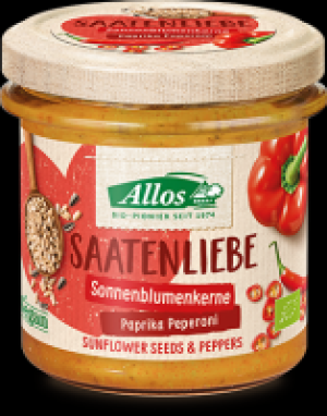Allos Sonnenblumenkern Paprika Peperoni - Saatenliebe Brotaufstrich 2.17 €