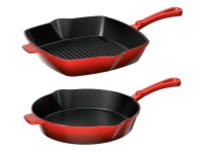 ERNESTO® Gusspfanne/- grillpfanne emailliert