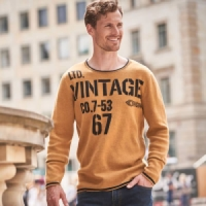 NKD  Herren-Pullover in Vintage-Design