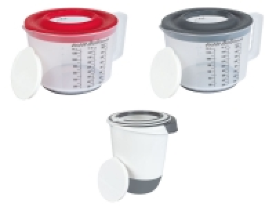 ERNESTO® Mess-/Mixbecher / Quirltopf, mit Spritzschutzdeckel