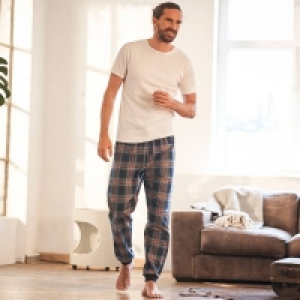 NKD  Herren-Flanell-Hose mit Karomuster