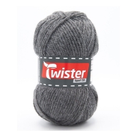 Roller  Wolle TWISTER SPORT 50 UNI - anthrazit - 50g