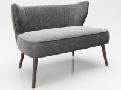 PLAYBOY Loungesofa »KELLY«, Samtbezug