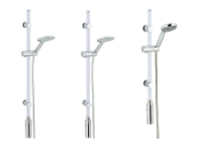 Wenko Beleuchtetes Duschstangen-Set