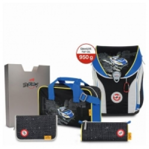 DerDieDas Schulranzen-Set Ergoflex MAX Lucky Heart, 5-teilig