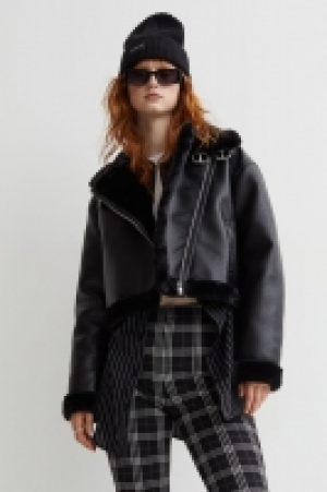 Bikerjacke mit Fellimitat 29.99 €