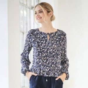 Damen-Bluse mit Rüschenärmeln 5.59 €