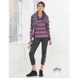 Damen-Fitnesshose mit Norweger-Muster 5.59 €