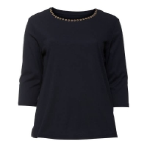 Damen-Shirt mit verziertem Ausschnitt, große Größen 9.09 €