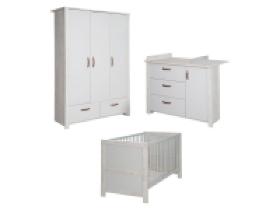 roba Kinderzimmerset »Mila« - Bett, Wickelkommode, Schrank
