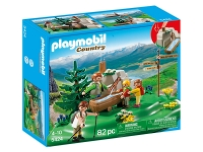 Playmobil Wanderer bei der Gebirgsquelle