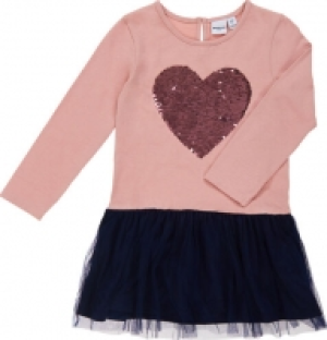 MANGUUN Kleid, Wendepailletten, Herz, Tüllrock, für Mädchen