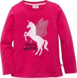 Salt & Pepper Langarmshirt, Einhorn-Print, für Mädchen