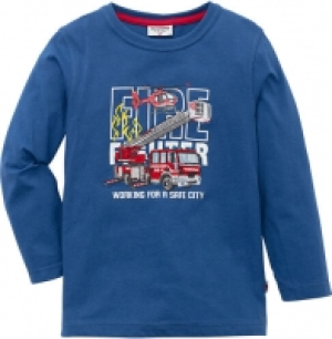 Karstadt  Salt & Pepper Langarmshirt, Rundhals, Print, für Jungen