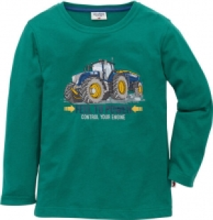 Karstadt  Salt & Pepper Langarmshirt, Traktor-Stickerei, für Jungen