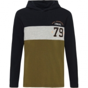 MANGUUN Hoodie, Color Blocking, sportiver Print, für Jungen