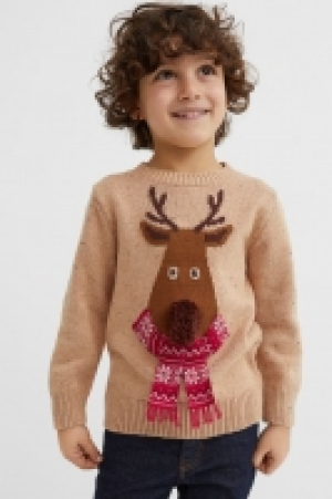 HM  Pullover mit Weihnachtsmotiv