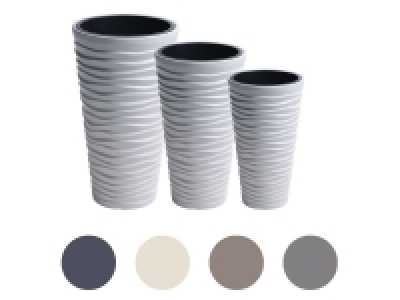 Prosperplast Blumentopf »Sand Slim«, herausnehmbarer Einsatz, mit hori