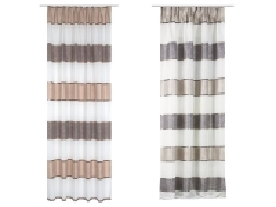 Home Wohnideen Fertigschal »Walter«, halbtransparent, Querstreifen, ve 33.55 €