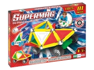 Supermag »Tags Wheels 81«, 81 Teile, mit Metallkugeln, ab 3 Jahren