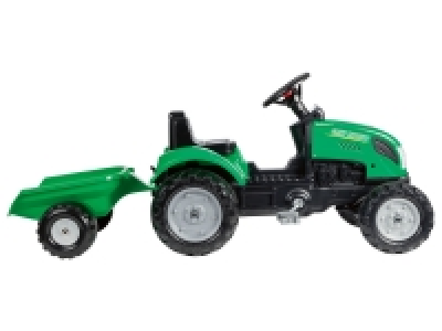 Falk Traktor mit Pedalen und Anhänger