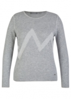 Rabe Pullover, Zick-Zack-Muster, Glitzersteine, für Damen