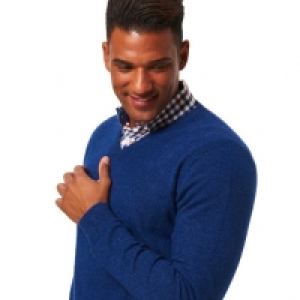 Dunmore Pullover, V-Ausschnitt, Cashmere, für Herren