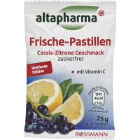 Rossmann Altapharma Frische-Pastille Cassis-Zitrone